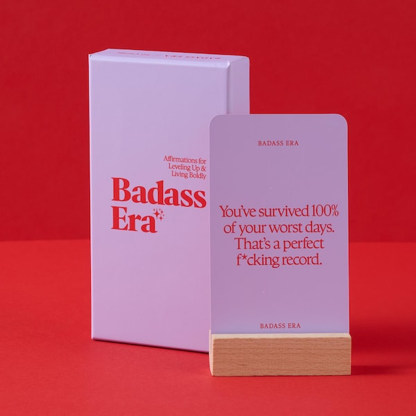Badass Era Affirmation Cards - Affirmations for Leveling Up and Living Boldly