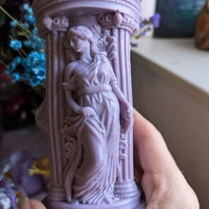 Aphrodite candle, Aphrodite Goddess, soy candle, Decorative altar candle, home decor, Aphrodite gift, Aphrodite altar, Witchy candle,