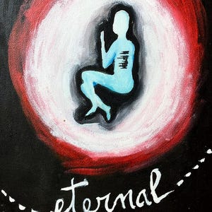 Eternal : Acrylique sur toile fait main, art italien, art contemporain peinture faite main, original, art moderne