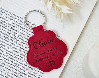 Personalized Pet Fur Keepsake Keychain, Dog Memorial Keychain, Custom Cute Paw Keychain, Pet Loss Keychain, Leather Paw Print,Pet Owner Gift