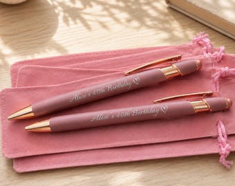 Lápiz óptico grabado personalizado / Bolígrafo metálico personalizado / Regalo para profesores, compañeros de trabajo, empleados y empresas / Recuerdos de boda