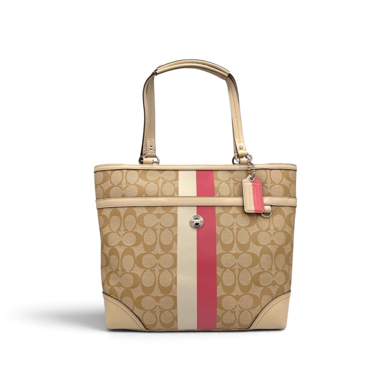 Coach Canvas Tote - Etsy