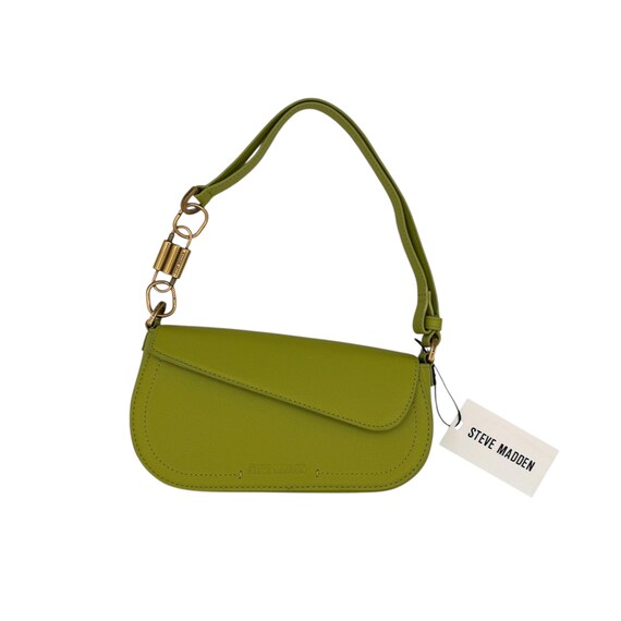 Chic Lime Green Handbag With Shirt Design