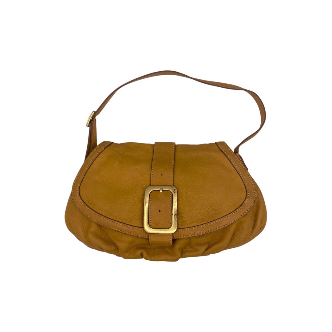 2way soft hand bag【No.1】　nunela Cole Haan Luna Shoulder Bag Village Soft Tan Leather Small