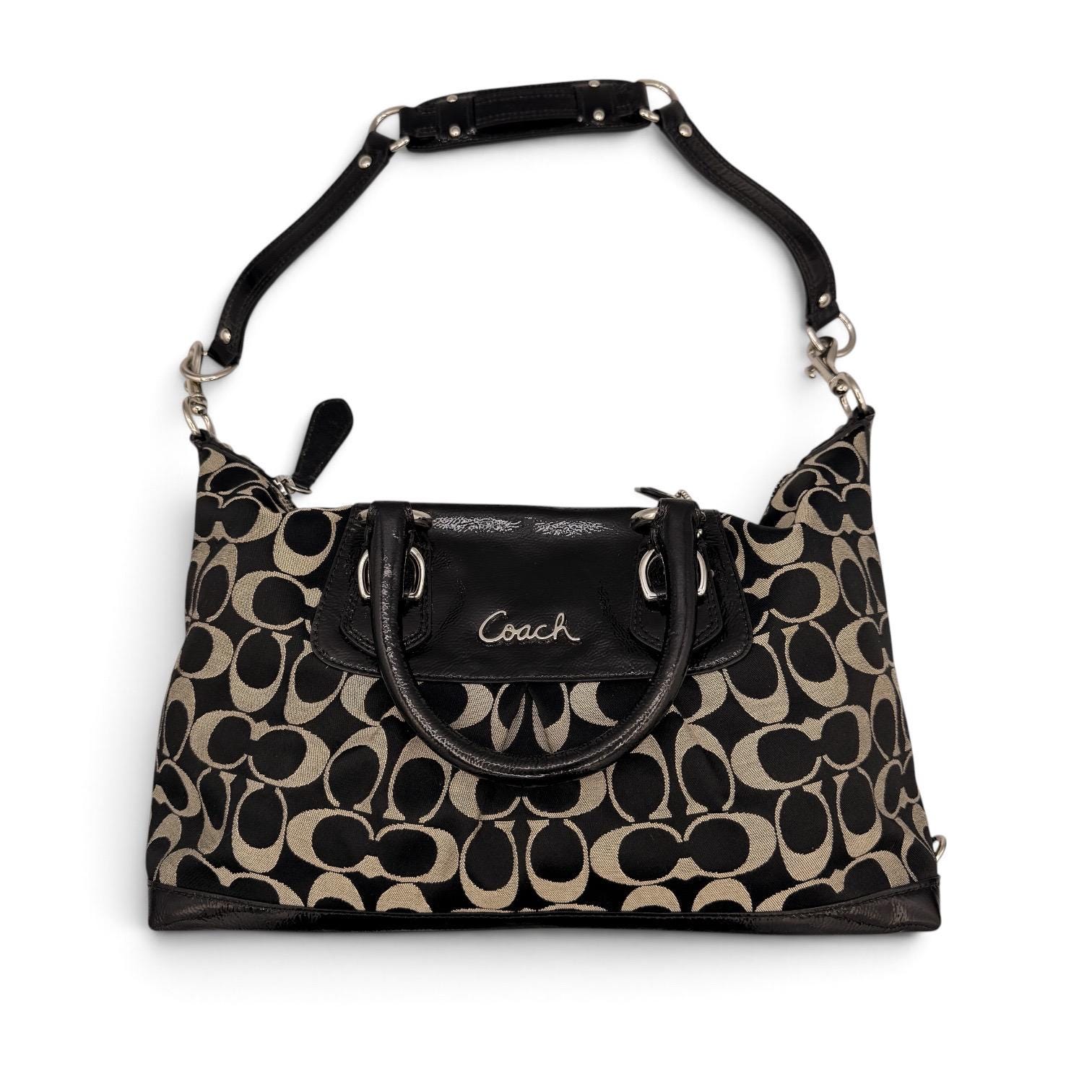 Coach Signature Bag Black - Etsy