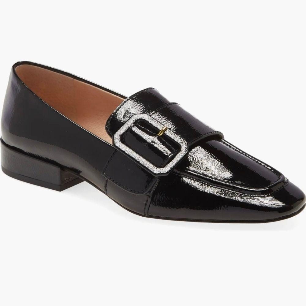 Louise et CIE Womens Black Patent Leather Gold Buckle 8M NWOT Louise et Cie | Shoes | Louise Et Cie Leather Pumps Lolandon  main image 2