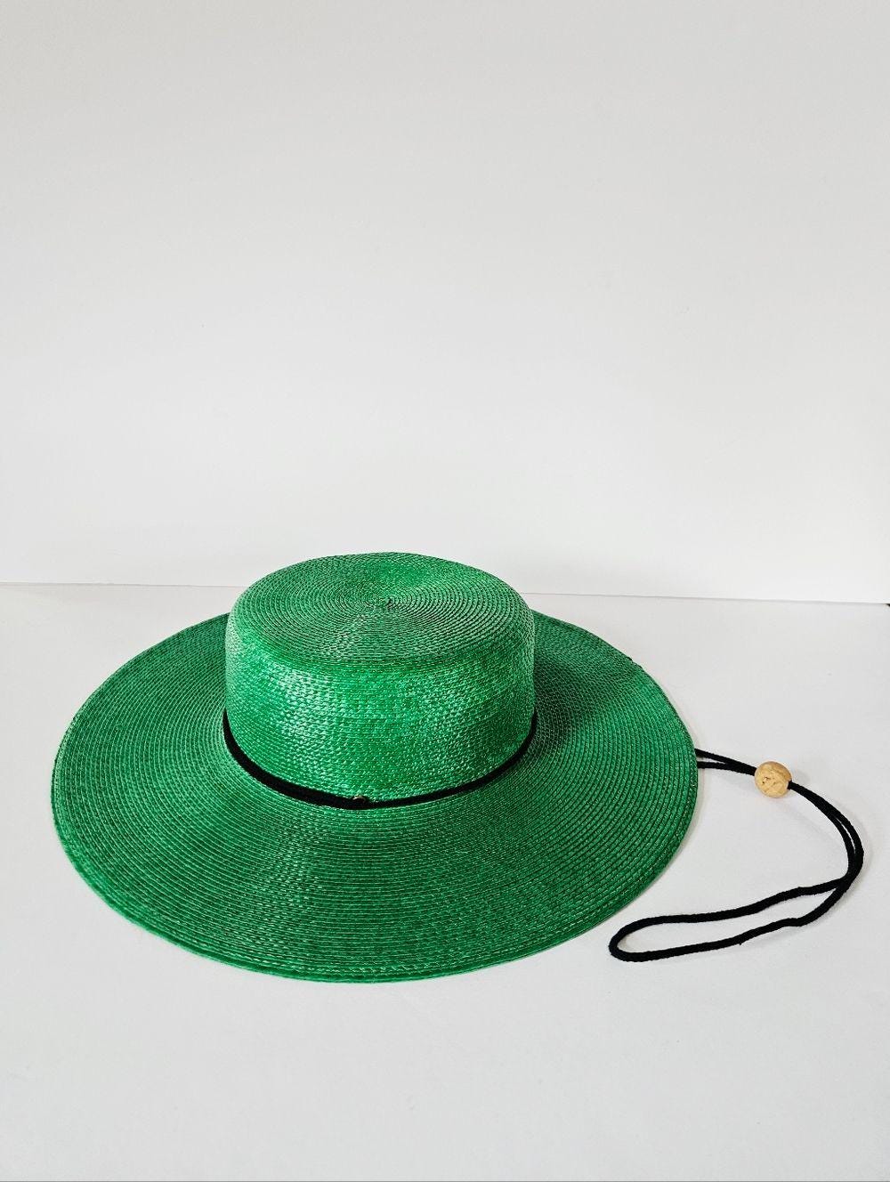 Emerald Green Boater - Etsy display picture 3