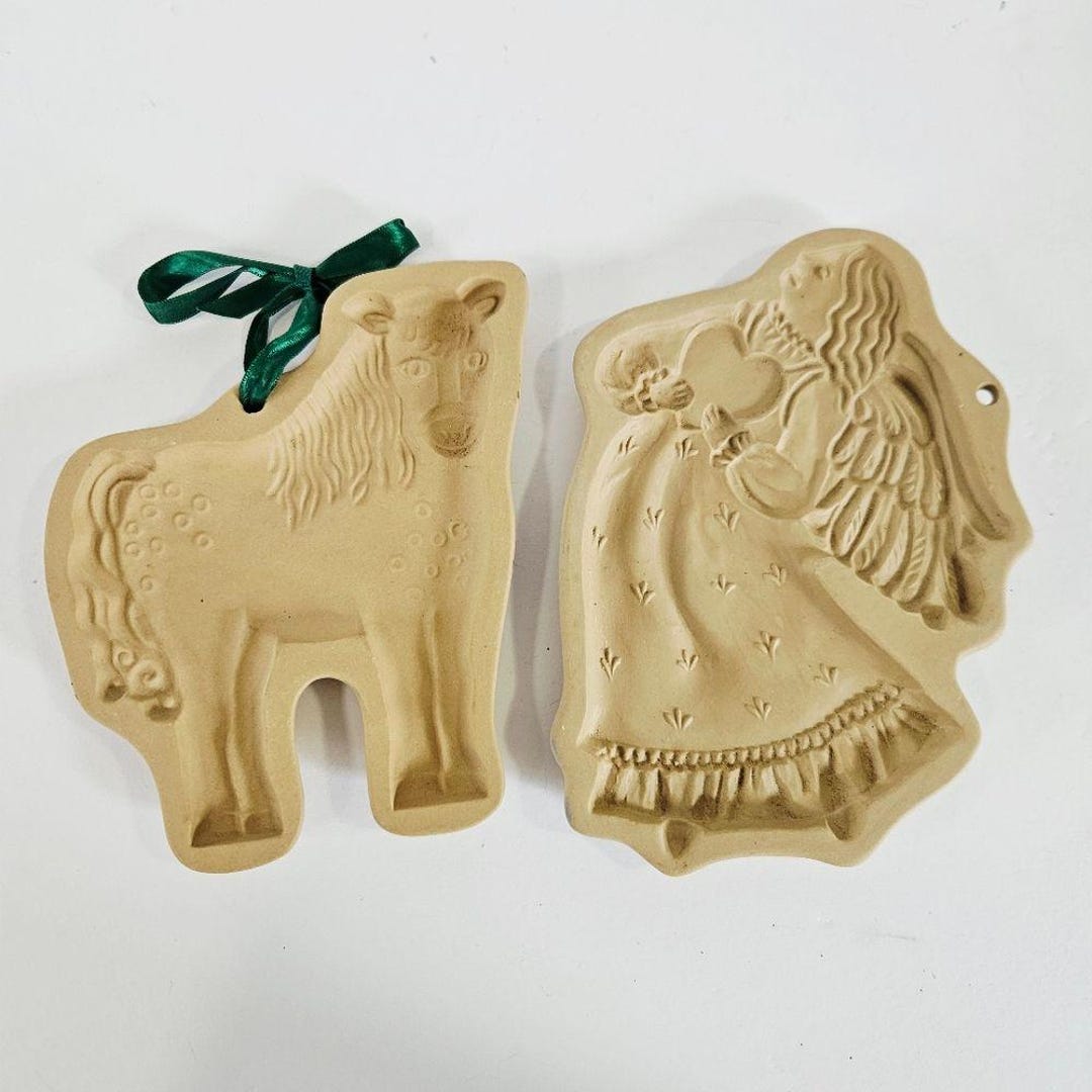 Vintage Brown Bag Cookie Art Cookie Mold 1991 1987 Retired Designs