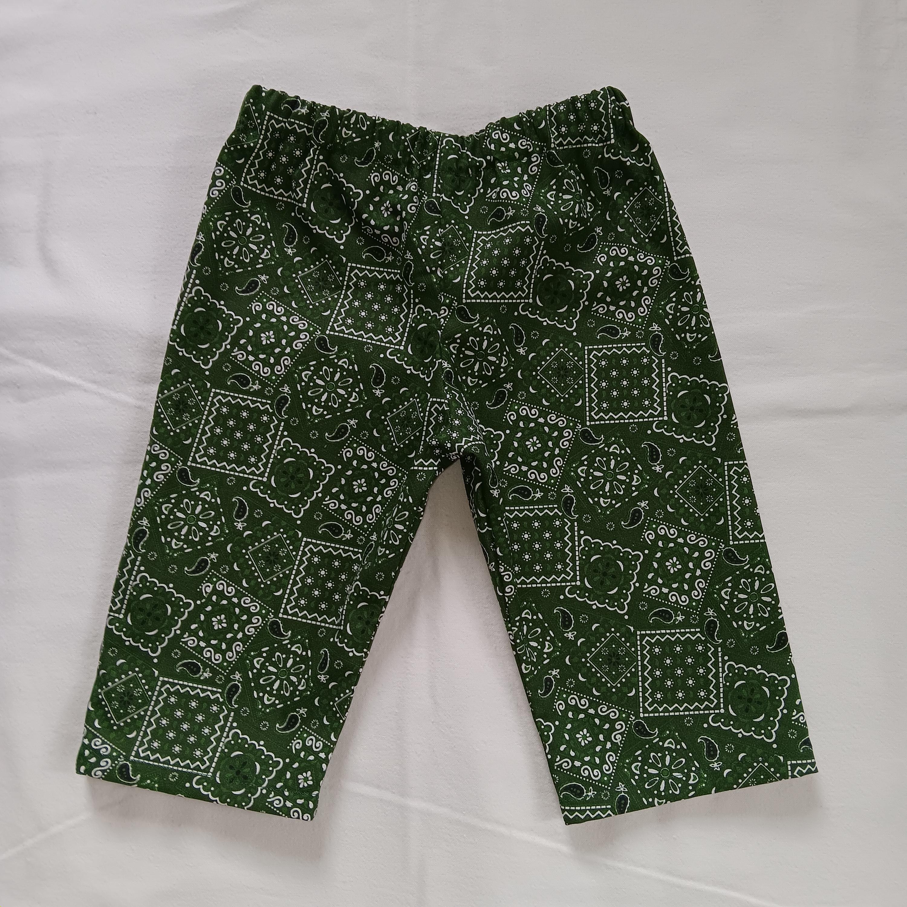 Little Boys or Girls Bandana Cotton Pants in Variety of  display picture 1