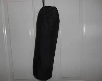 SOLID COLOR plastic bag holder, organizer, fabric bag holder many color choices
