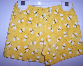 BUMBLEBEE shorts infant through 5/6 years