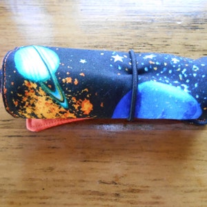 Planet space crayon roll up holds 8 to 14 crayons image 3