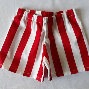 Little Boys RED BIG STRIPES infant through 7/8 years
