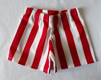 Little Boys RED BIG STRIPES infant through 7/8 years