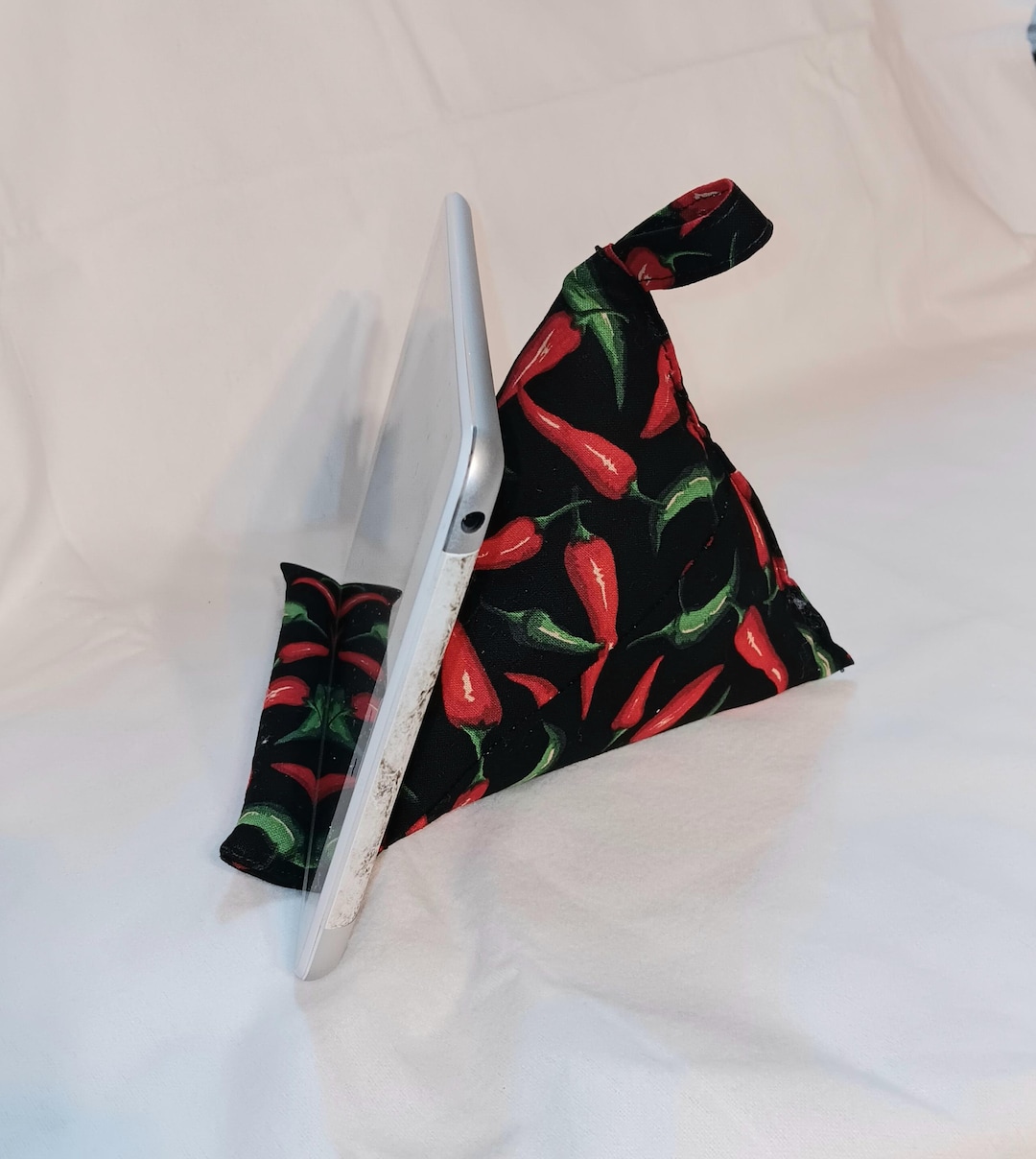 Red Chili Cell Phone Bean Bag Pillow Holder Cradle Desk Phone Holder ...