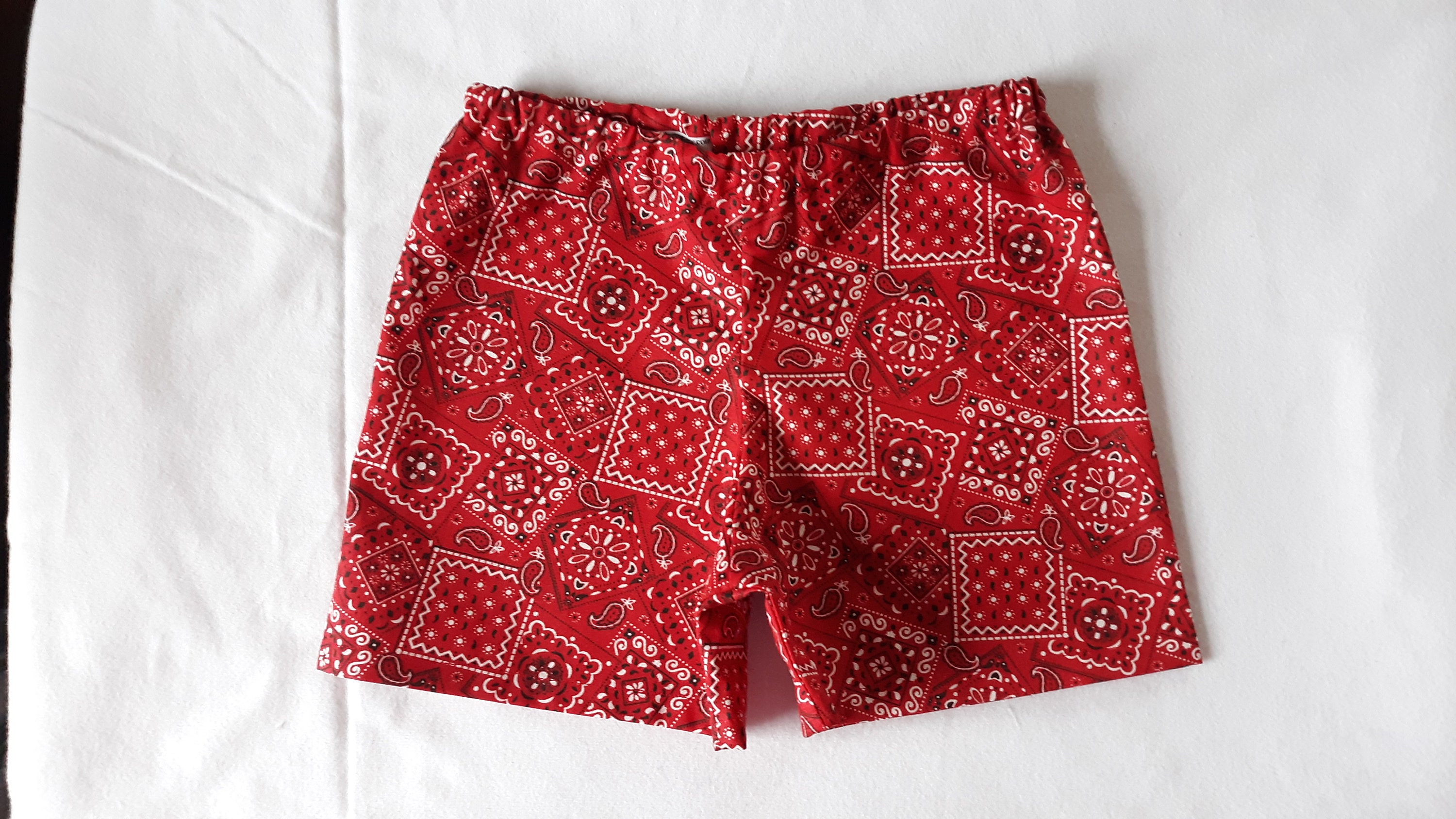 BANDANA Shorts Infant Through 8 Years Many Colors - Etsy