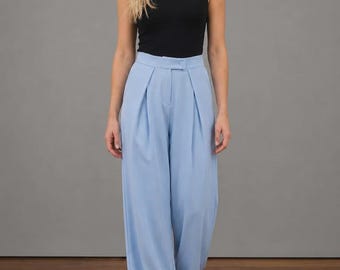 Pantaloni a gamba larga Made in Italy