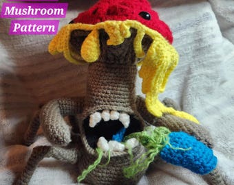 Monster Mushroom Crochet Pattern