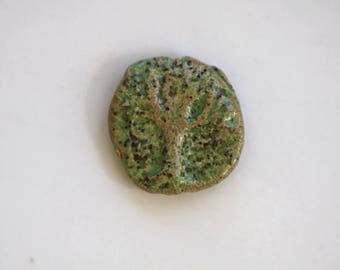 Tree of life pendant Ceramic tree of life  Pendant Handmade tree of life porcelain clay earthy organic artisan jewelry supplies potterygirl1