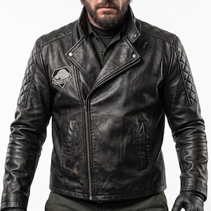 Diamond Dogs Leather Jacket - Etsy