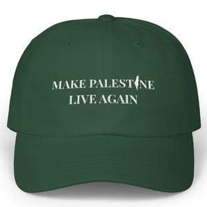 Make Palestine Live Again Cap, Classic Hat, Free Palestine, Activist Gift, Protest Wear, Free Gaza, Solidarity, Free Again, Palestine Map