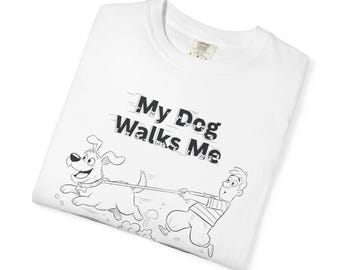 Dogs and Generation X Tee for Dog Lovers Dog Owner T-Shirt Dog Mom Gift Dog Dad Gift for Proud Dog Lover Unisex Garment-Dyed T-shirt 2F00199