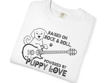 Dogs and Generation X Tee for Dog Lovers Dog Owner T-Shirt Dog Mom Gift Dog Dad Gift for Proud Dog Lover Unisex Garment-Dyed T-shirt 2F00199