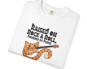 Cats and Generation X Tee for Cat Lovers Cat Owner T-Shirt Cat Mom Gift Cat Dad Gift for Proud Cat Lover Unisex Garment-Dyed T-shirt 2F00199
