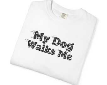 Dogs and Generation X Tee for Dog Lovers Dog Owner T-Shirt Dog Mom Gift Dog Dad Gift for Proud Dog Lover Unisex Garment-Dyed T-shirt 2F00199