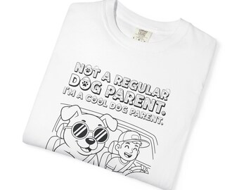 Dogs and Generation X Tee for Dog Lovers Dog Owner T-Shirt Dog Mom Gift Dog Dad Gift for Proud Dog Lover Unisex Garment-Dyed T-shirt 2F00199