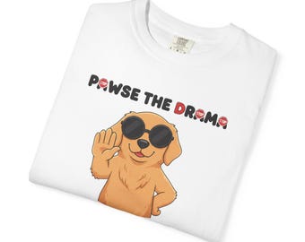 Dogs and Gen Y Tee for Dog Lovers Dog Owner T-Shirt Dog Mom Gift Dog Dad Gift Tee for Millennial Tee Unisex Garment-Dyed T-shirt 2F00198