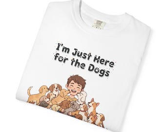 Dogs and Gen Y Tee for Dog Lovers Dog Owner T-Shirt Dog Mom Gift Dog Dad Gift Tee for Millennial Tee Unisex Garment-Dyed T-shirt 2F00198