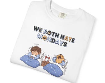 Dogs and Gen Y Tee for Dog Lovers Dog Owner T-Shirt Dog Mom Gift Dog Dad Gift Tee for Millennial Tee Unisex Garment-Dyed T-shirt 2F00198