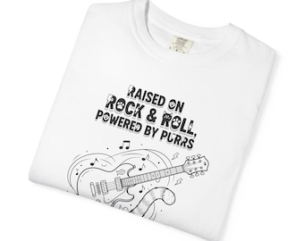Cats and Generation X Tee for Cat Lovers Cat Owner T-Shirt Cat Mom Gift Cat Dad Gift for Proud Cat Lover Unisex Garment-Dyed T-shirt 2F00199