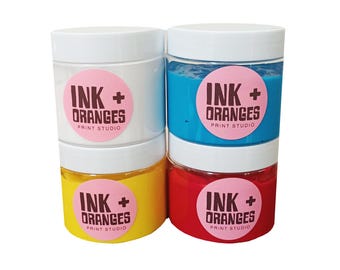 Eco-Friendly Screen Printing Ink – Vibrant, Non-Toxic, Water-Based, Sustainable Art Supplies