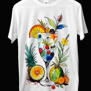Bloemige cocktail clip art png, alcoholische drankillustratie met bloemen, trouwbarmenu, pub, transparante PNG-afbeeldingen, commercieel gebruik