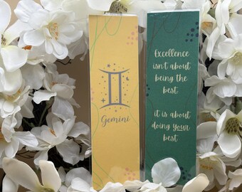 Zodiac Bookmark: Handmade Bookmarks for the Astrology Readers