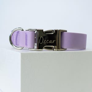 Biothane Dog Collar,Engraved Zinc BUCKLE,Waterproof Dog Collar, Personalise Dog Collar, Custom Dog Collar,StinkProof, Dirt Resistant