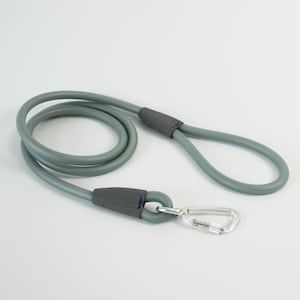 Correa larga impermeable, hebilla de aluminio de aviación, gancho giratorio con cerradura y asa acolchada cómoda, correa para perro fácil de limpiar.