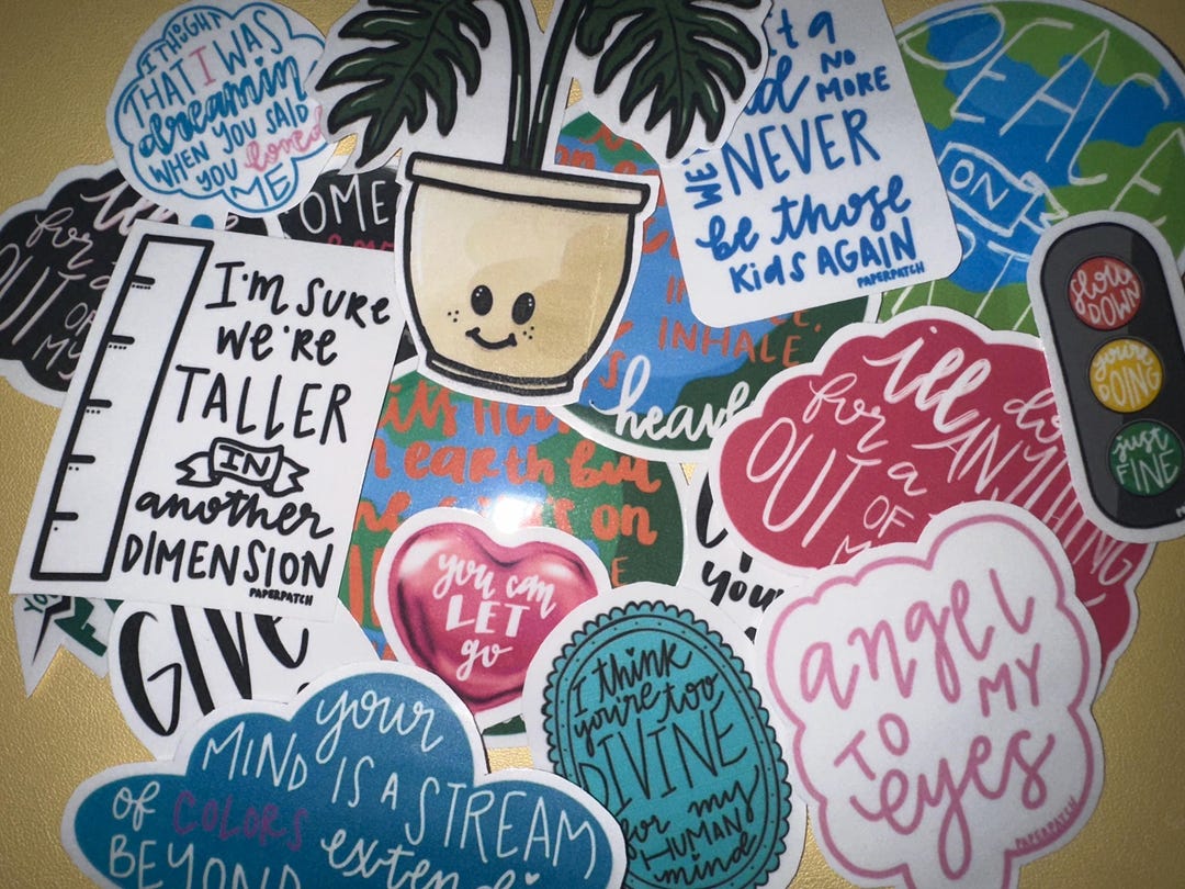 Random Standing Sticker Random Sticker Bundle! - Etsy