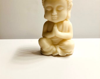 Soy Wax Buddha Candle: Hand-Poured, Phthalate Free