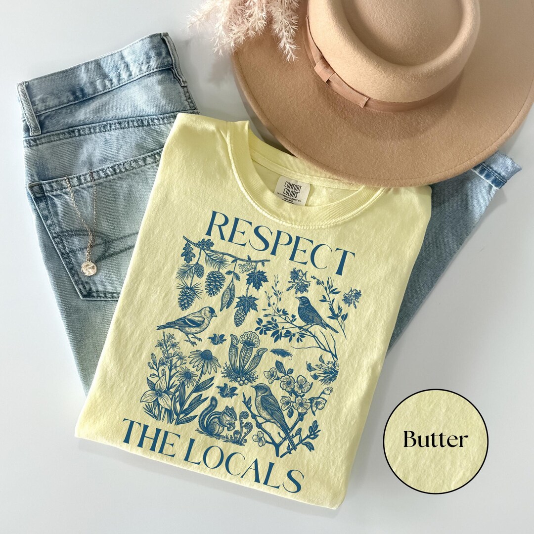 Respect the Locals Comfort Colors® Shirt, Vintage National Park ...