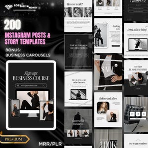 Instagram Business Flyer Templates: Modern Marketing Bundle (Canva)