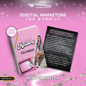 Editable Digital Marketing eBook for Beginners | Digital marketing ebook explanation | Done-for-You Online Business Guide, Canva Template