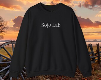 Sojo Lab Logo Sweatshirt: Unisex Crewneck Jumper, Heavy Blend