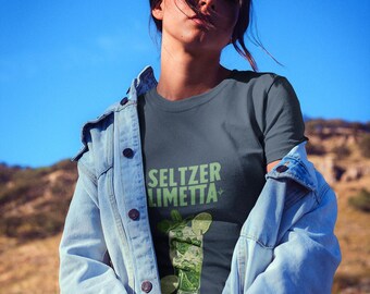 Seltzer Limetta T-Shirt: Refreshing Summer Drink Graphic Tee