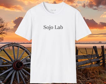 Sojo Lab Brand Label Tee: Unisex Softstyle Cotton T-Shirt