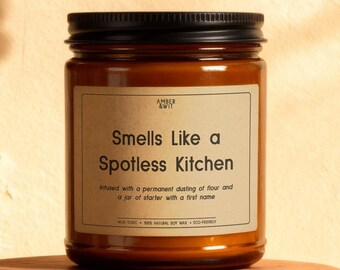 Sourdough Baker Wife Gift, Funny Bread Mom Candle, Kitchen Humor Decor