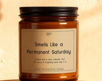 Regalo de jubilación para esposo o esposa, vela divertida para fiestas, decoración permanente para el sábado.