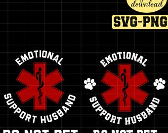 Emotional Support Human SVG PNG: Funny Medical Design PNG Digital Download